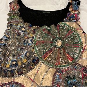 Women’s Coco + Carmen Embellished Tank Top, Size L/XL, Like New Condition